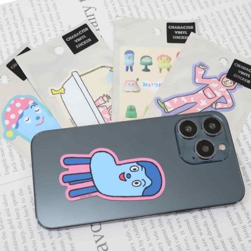みいつけた ビッグシール ダイカットビニールステッカー いすのまち集合 NHK キャラクター グッズ メール便可