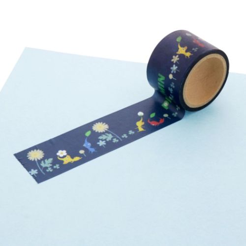 ピクミン マスキングテープ 30mmマステ ネイビー ゲームキャラクター グッズ