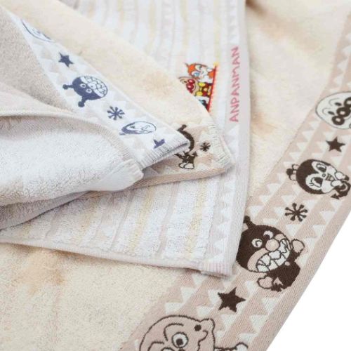 アンパンマン タオルギフトセット バスタオル＆フェイスタオル2枚＆ウォッシュタオル2枚 アースカラーギフト アニメキャラクター グッズ