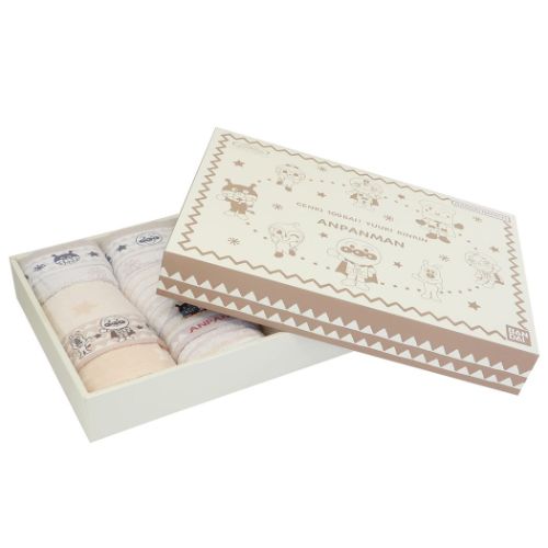 アンパンマン タオルギフトセット バスタオル＆フェイスタオル2枚＆ウォッシュタオル2枚 アースカラーギフト アニメキャラクター グッズ