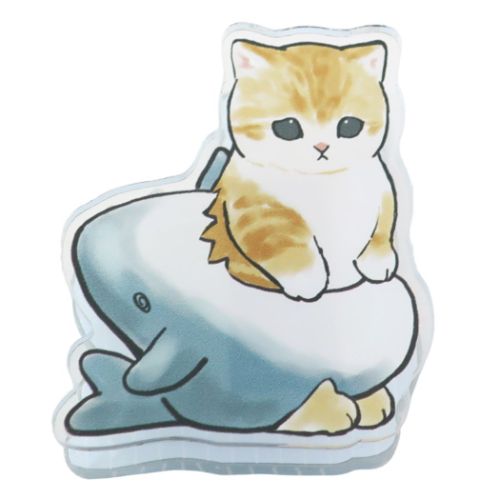 モフサンド クリップ アクリルクリップ さめ つきぬけ mofusand キャラクター グッズ メール便可