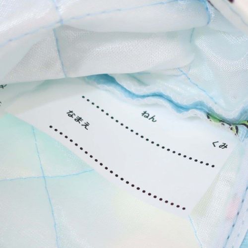 タマ＆フレンズ キルトシューズケース 体育館靴入れ サックス 新入学 キャラクター グッズ メール便可