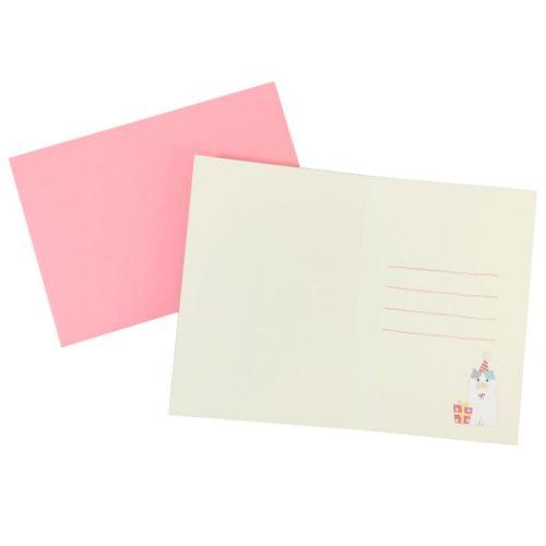 フラッフムームー グリーティングカード バースデーカード 立体2 封筒付き グッズ メール便可