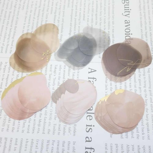 HITOKAKERA フレークシール ヒトカケラシール サンドブラウン おしゃれ グッズ メール便可