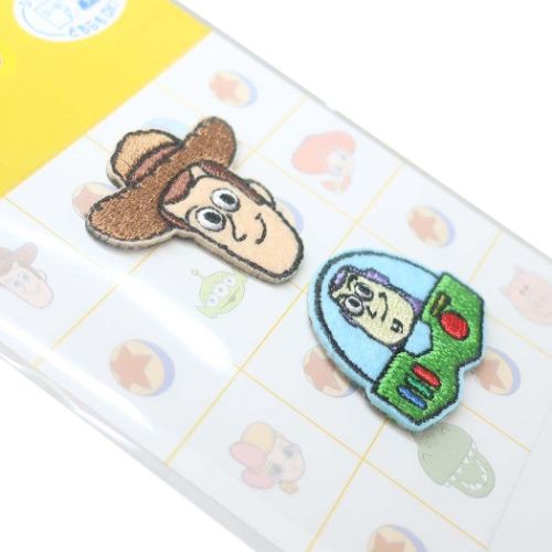 トイストーリー ワッペン ミニアイロンパッチシール2枚セット ウッディ バズ ディズニー キャラクター グッズ メール便可