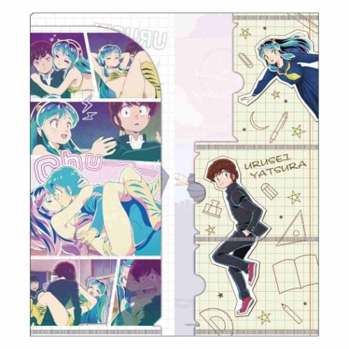 うる星やつら ミニクリアファイル チケットホルダー A アニメキャラクター グッズ メール便可