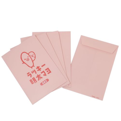 ラッキーマヨネーズ グリーティングカード メッセージカードセット ラッキー明太マヨ おもしろ雑貨 グッズ メール便可