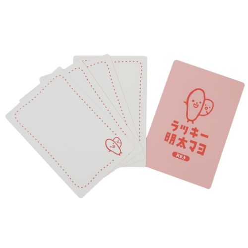 ラッキーマヨネーズ グリーティングカード メッセージカードセット ラッキー明太マヨ おもしろ雑貨 グッズ メール便可