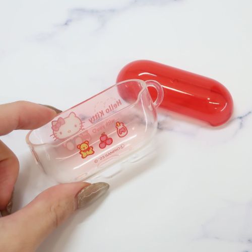 ハローキティ エアーポッズプロケース AirPods Pro 第2世代 対応 ソフトケース ハローキティ サンリオ キャラクター グッズ