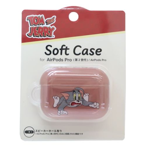トムとジェリー エアーポッズプロケース AirPods Pro 第2世代 対応 ソフトケース トム ワーナーブラザース キャラクター グッズ
