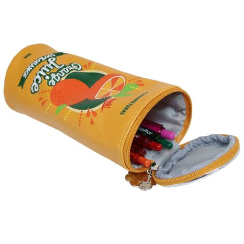 ヤップ ペンケース ポーチ オレンジジュース缶 おもしろ雑貨 グッズ