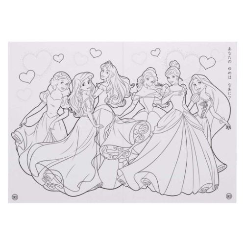 ディズニードリームフェスティバル 知育玩具 B5ぬりえ ディズニー キャラクター グッズ メール便可