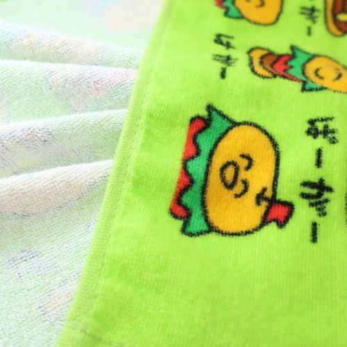 おえかきさん フェイスタオル プリントロングタオル ばーがーさん 面白雑貨 グッズ