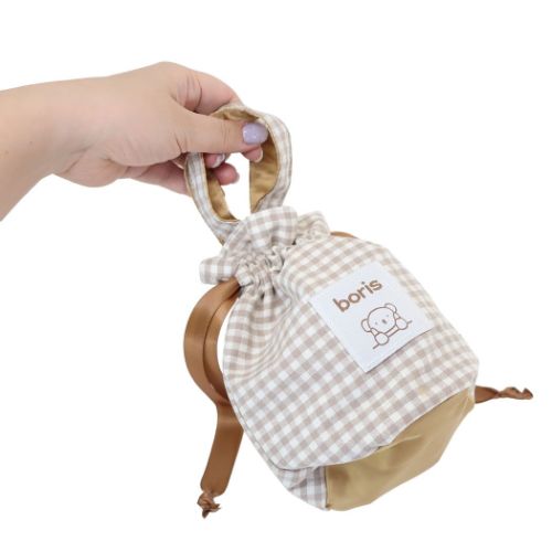 ミッフィー 巾着袋 巾着ポーチ きんちゃくポーチ ボリス ディックブルーナ 絵本キャラクター グッズ メール便可