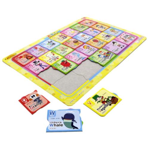 アンパンマン 知育玩具 知育パズル ケース付きB4パズル ABC アニメキャラクター グッズ