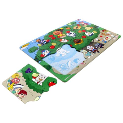 アンパンマン 知育玩具 ハッピーロッピーパズル6ピース ケース付きB4パズル アンパンマンとたわわのき アニメキャラクター グッズ