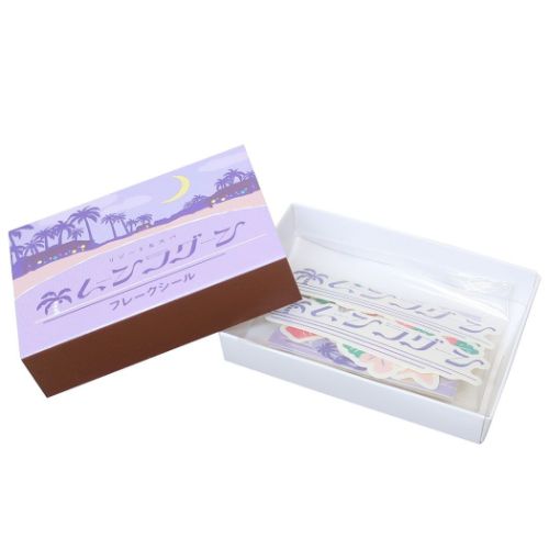 レトロノーム フレークシール マッチ箱フレークシール ムーン おしゃれ おもしろ雑貨 グッズ メール便可