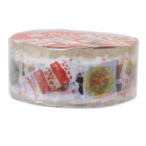 地元パン マスキングテープ 透明マスキングテープ 15mm透明マステ 地元パン おもしろ雑貨 文具 グッズ メール便可