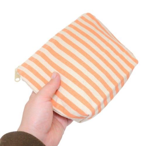 おえかきさん コスメポーチ POUCH マチ有り キャンバスポーチ てんぷらさん かわいい グッズ メール便可