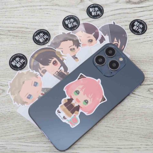 スパイファミリー SPY FAMILY ダイカットシール ミニデコステッカー ちまっこ ユーリブライア 少年ジャンプ メール便可