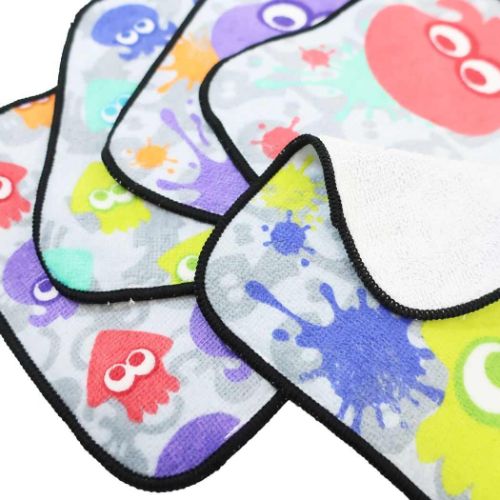 スプラトゥーン3 ミニタオル ミニタオル5枚組 イカタコカラフル キャラクター グッズ メール便可
