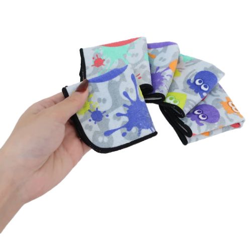 スプラトゥーン3 ミニタオル ミニタオル5枚組 イカタコカラフル キャラクター グッズ メール便可