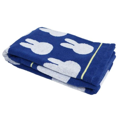 ミッフィー キッズタオルケット お昼寝ケット おやすみネイビー ディックブルーナ 絵本キャラクター グッズ