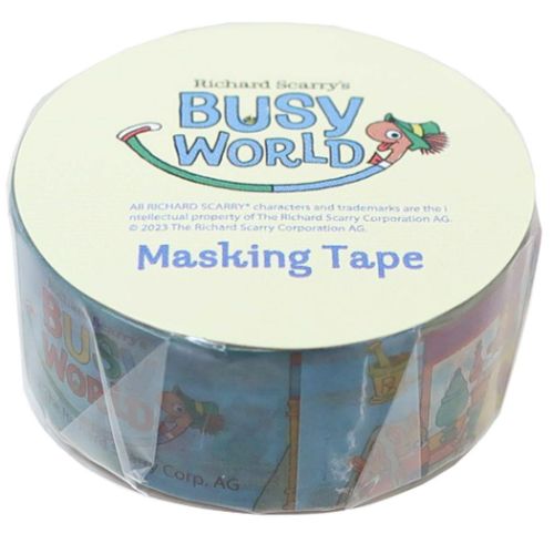 リチャードスキャリー マスキングテープ 15mmマステ タウン LBL 絵本キャラクター グッズ メール便可