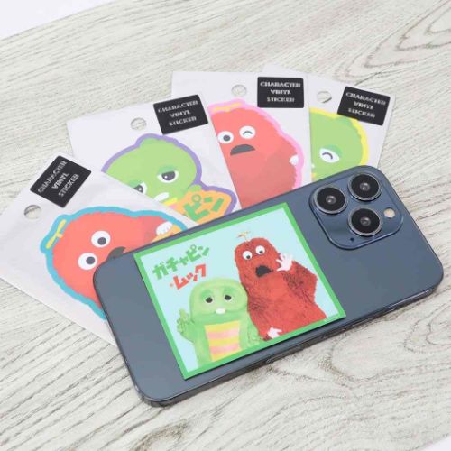 ポンキッキーズ ダイカットシール キャラクターステッカー ガチャピン ムック アップ キャラクター グッズ メール便可