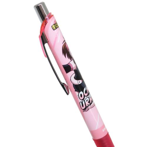 僕のヒーローアカデミア シャープペン エナージェルシャープ0.5 麗日お茶子 少年ジャンプ アニメキャラクター グッズ メール便可