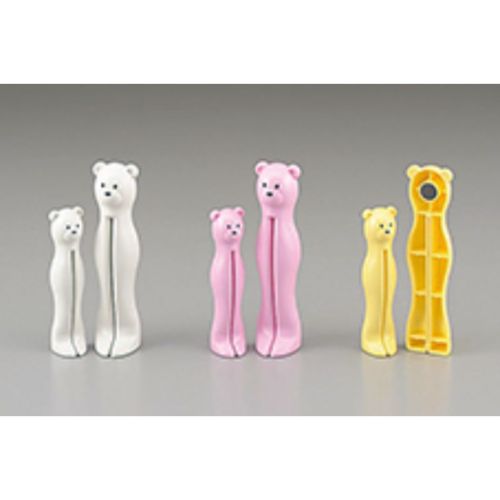 キッチン雑貨 おやこdeキュッ チューブ絞り くまピンク おもしろ雑貨 便利 グッズ メール便可