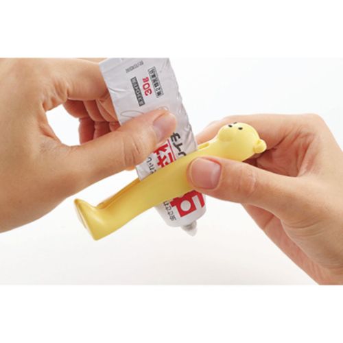 キッチン雑貨 おやこdeキュッ チューブ絞り くまピンク おもしろ雑貨 便利 グッズ メール便可