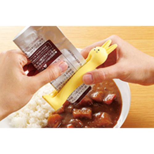 キッチン雑貨 おやこdeキュッ チューブ絞り くまピンク おもしろ雑貨 便利 グッズ メール便可