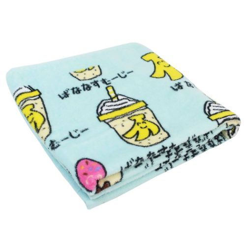 おえかきさん フェイスタオル プリントロングタオル ばななすむーじーさん グッズ