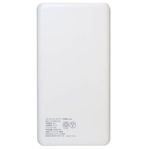 ミッフィー モバイルバッテリー USB USB Type-C 4000mAh リチウムイオンポリマー充電器 ミッフィー＆ボリス メール便可