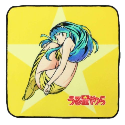 うる星やつら ミニタオル インクジェットプリントハンカチタオル スターラム アニメキャラクター グッズ メール便可