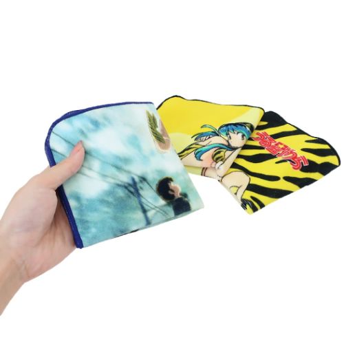 うる星やつら ミニタオル インクジェットプリントハンカチタオル スターラム アニメキャラクター グッズ メール便可