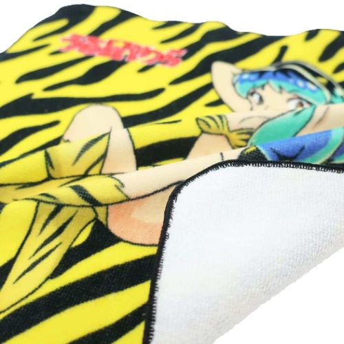 うる星やつら ミニタオル インクジェットプリントハンカチタオル イエローラム アニメキャラクター グッズ メール便可