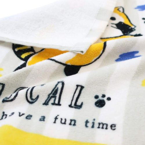 あらいぐまラスカル ハンドタオル プリントウォッシュタオル カラフルラスカル キジ 世界名作劇場 キャラクター グッズ メール便可