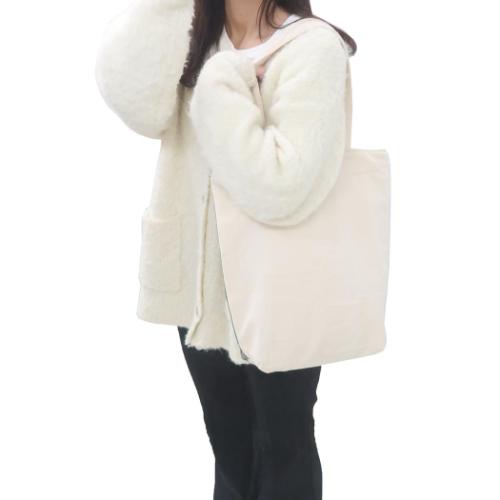 トートバッグ ファスナー付きキャンバストート Lepus かわいい グッズ メール便可