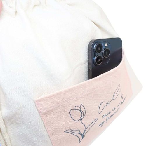 巾着バッグ 巾着トートバッグ チューリップ グッズ