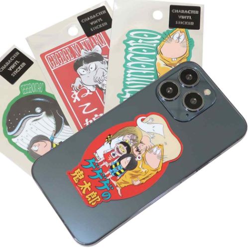 ゲゲゲの鬼太郎 ダイカットシール キャラクターステッカー 集合RD アニメキャラクター グッズ メール便可