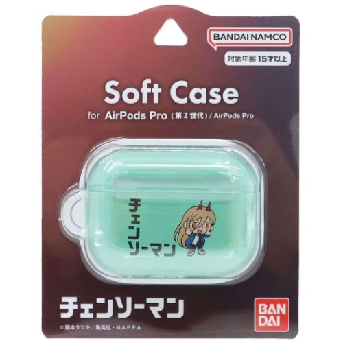 チェンソーマン エアーポッズプロケース AirPods Pro 第2世代 対応 ソフトケース パワー 少年ジャンプ アニメキャラクター グッズ