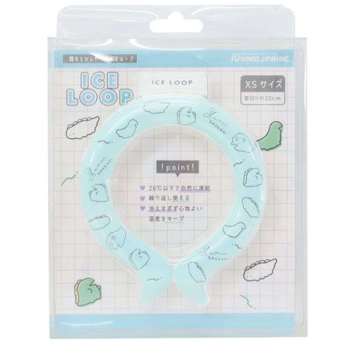 夏用クールネック 首もとひんやりアイスループ XSサイズ 恐竜 グッズ
