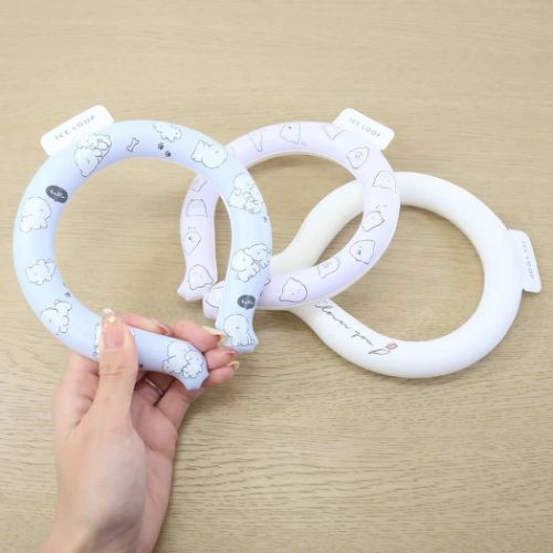 夏用クールネック 首もとひんやりアイスループ Sサイズ ロゴ グッズ