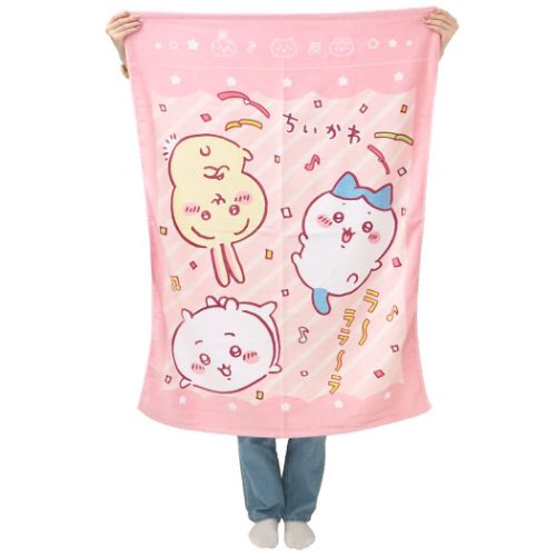 ちいかわ キッズタオルケット お昼寝ケット ハッピーな毎日 キャラクター グッズ