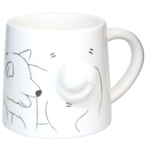 アニマル食器 マグカップ 立体動物マグ 犬 いぬ おもしろ雑貨 プレゼント ギフト グッズ