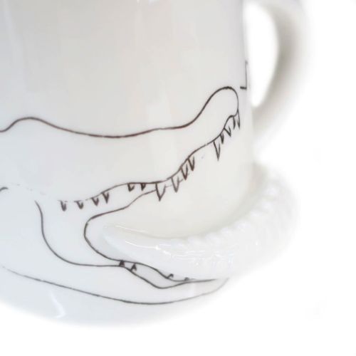 アニマル食器 マグカップ 立体動物マグ ワニ おもしろ雑貨 プレゼント ギフト グッズ