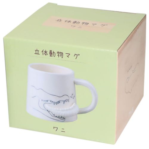 アニマル食器 マグカップ 立体動物マグ ワニ おもしろ雑貨 プレゼント ギフト グッズ