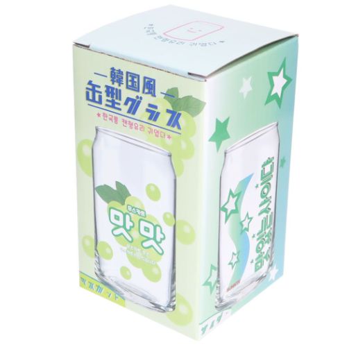 ガラスコップ 缶型グラス韓国風 サイダー おもしろ雑貨 グッズ